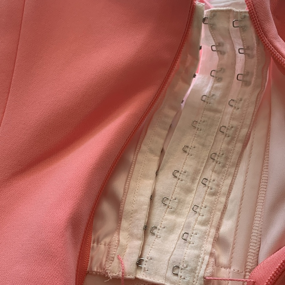 A.L.C. Strapless Dress in Soft Pink Pink Grapefruit size 8 - Picture 5 of 11